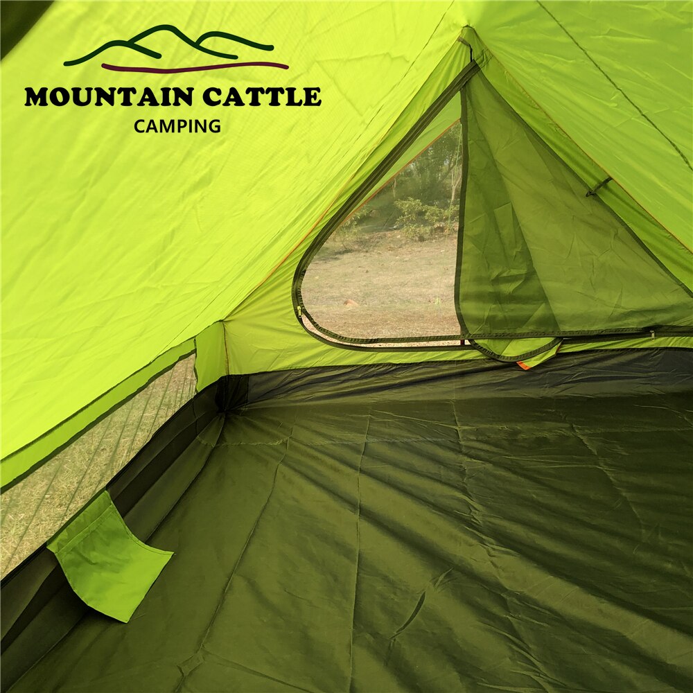 Cheap Goat Tents Ridge 2 Man Ultralight Single Layer A shape Tent Trekking Hiking Rainproof Travel Equipment Tents 